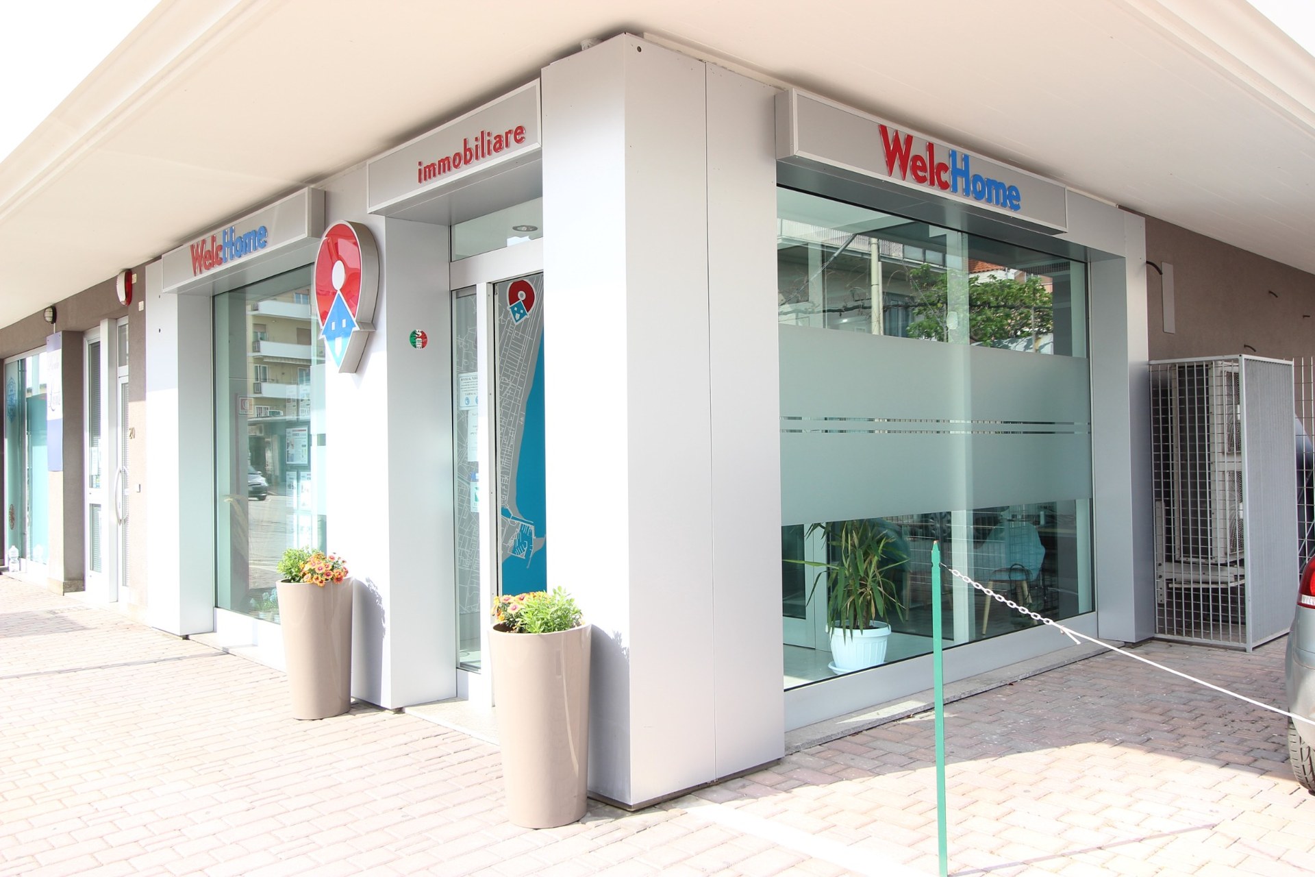 La sede reale di WelcHome Immobiliare a Pescara